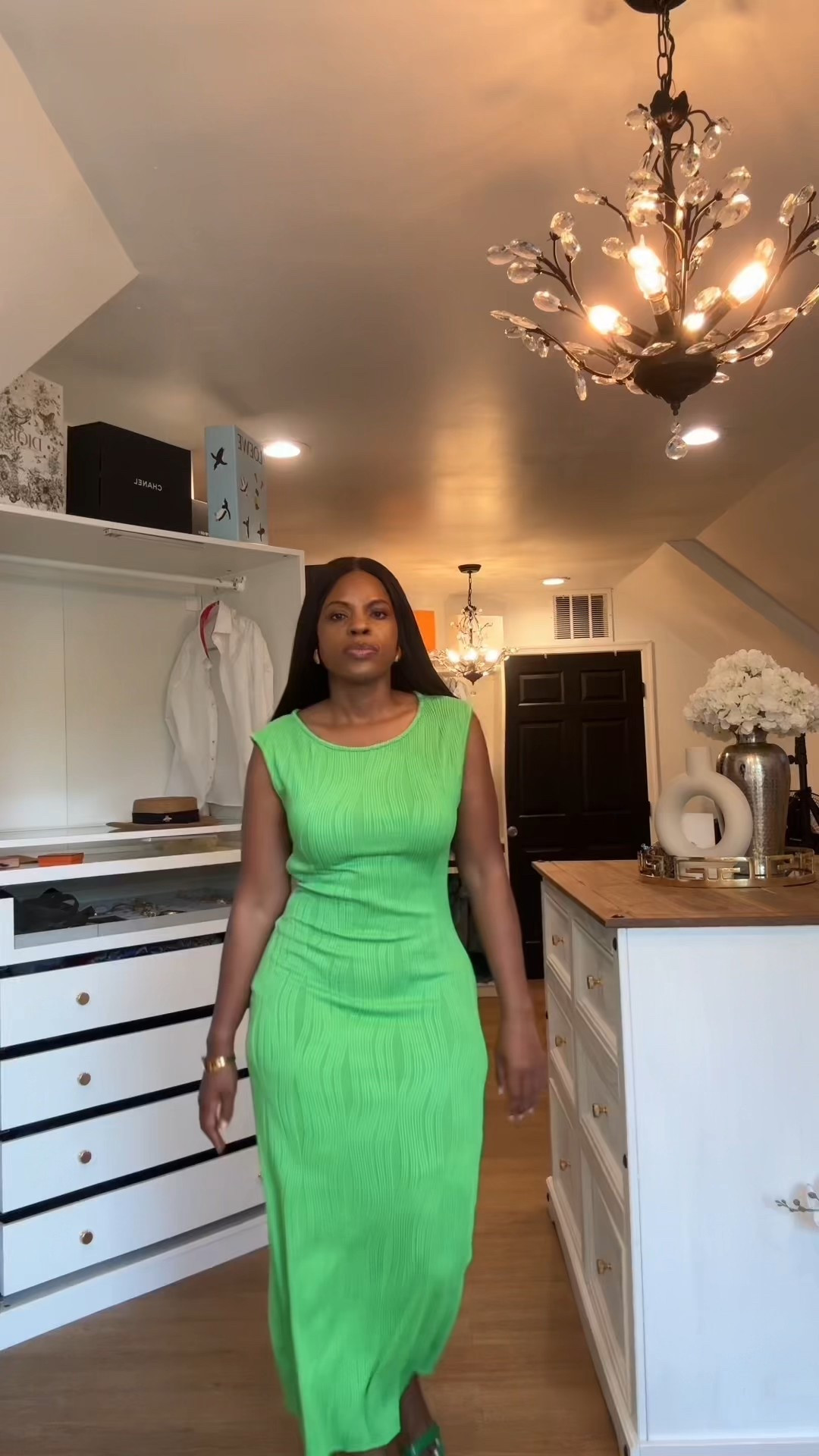 Green Maxi Bodycon Dress 

#LTKOver40