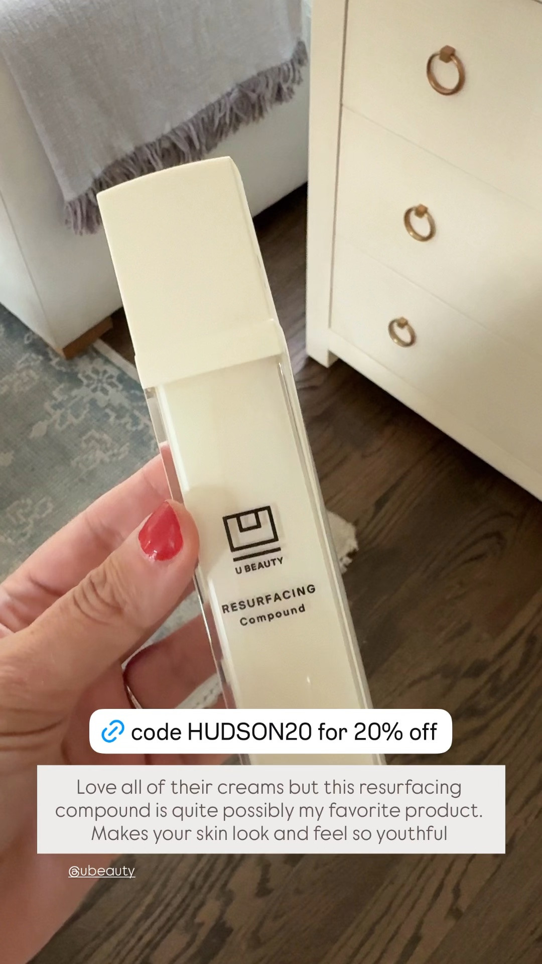 Use code HUDSON20 for 20% off site-wide at @ubeauty! Obsessed with the creams but I just tried this resurfacing compound and it’s quite possibly my favorite product yet?!

#LTKselfcare #LTKmorningroutine #LTKBeauty