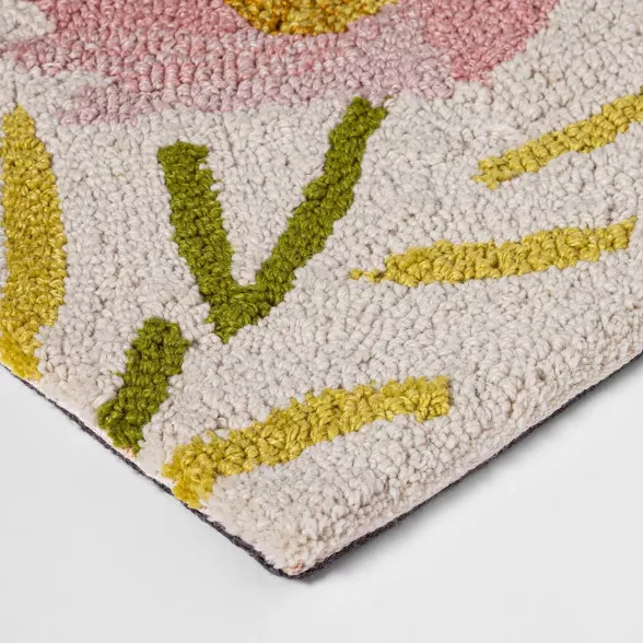 30" x 18" Hooked Floral Rug - Threshold™ | Target
