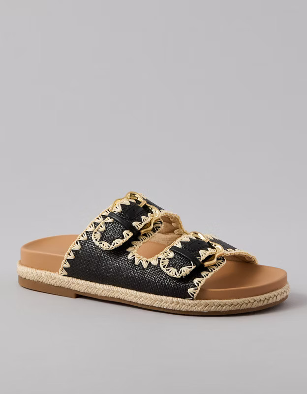 AE Stitched Slide Sandal | American Eagle Outfitters (US & CA)