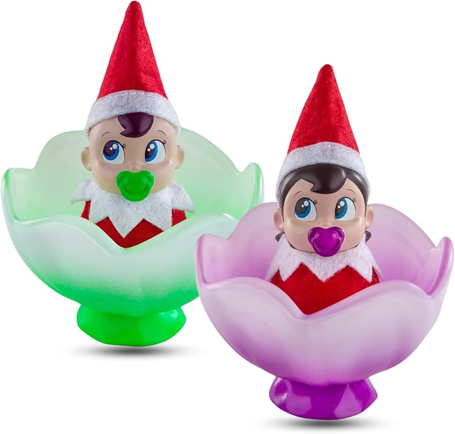 Amazon.com: The Elf on the Shelf Frost Pips Mini Blooms with Frost Flower Cradle | Elf Baby Girl ... | Amazon (US)