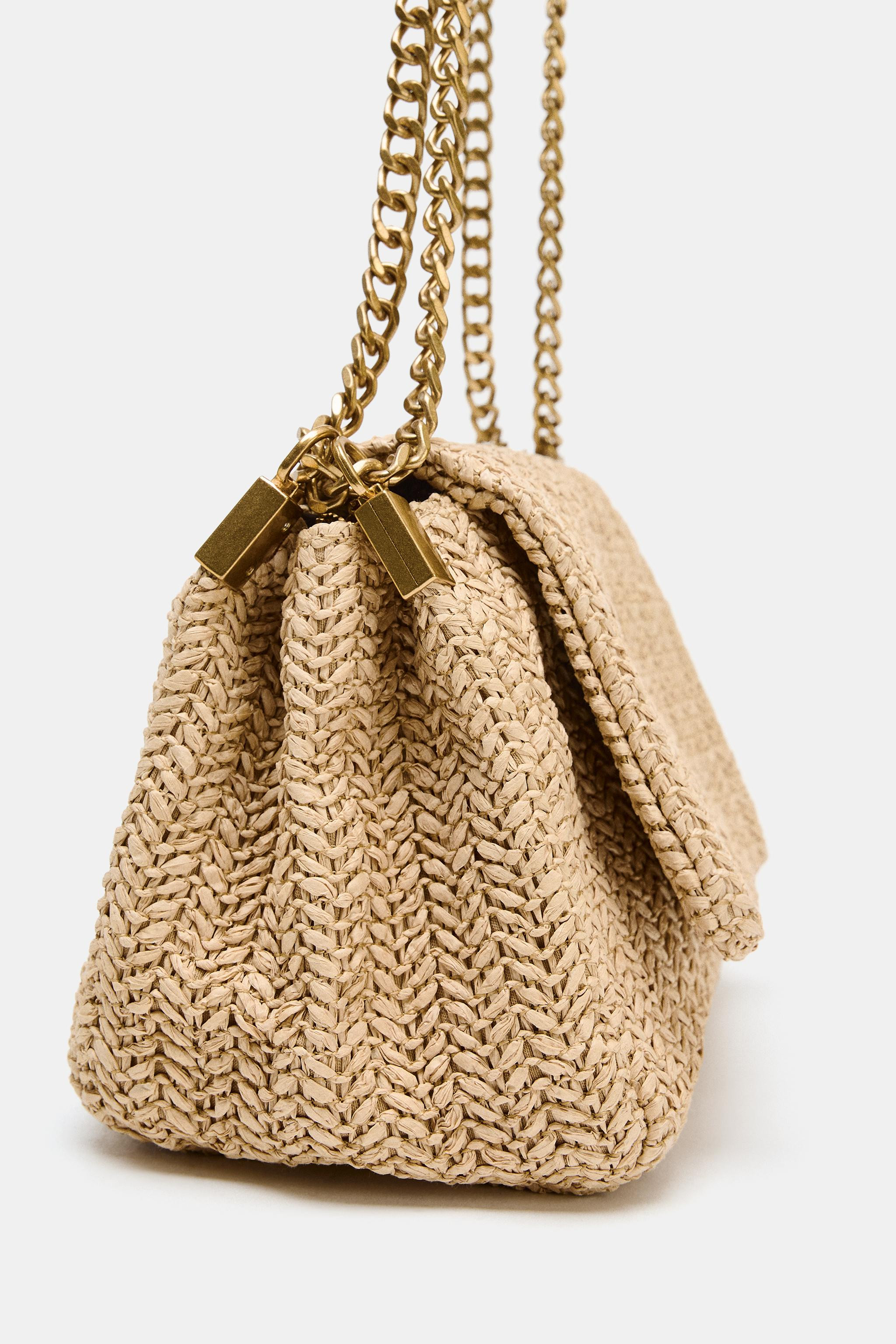 METALLIC CHAIN CROSSBODY BAG | Zara US