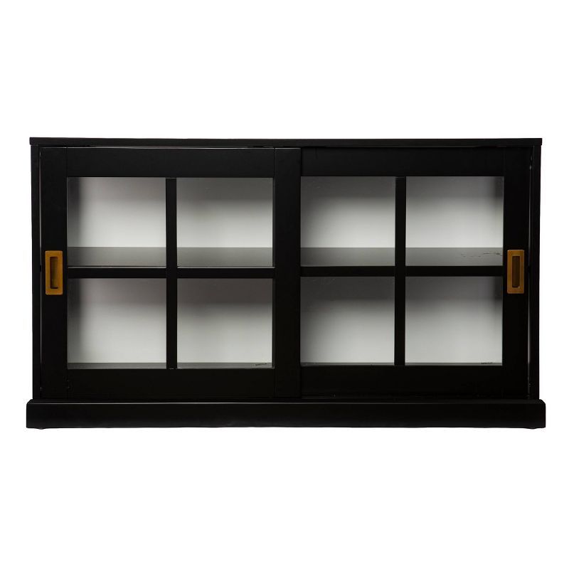 Santales Curio Cabinet Black/White - Aiden Lane | Target