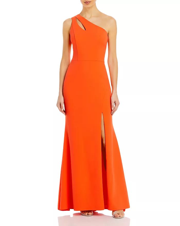 One Shoulder Cutout Gown - 100% Exclusive | Bloomingdale's (US)