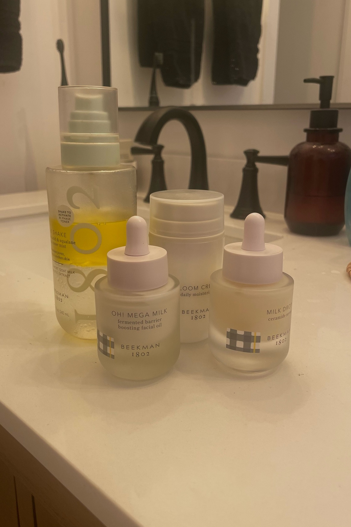 Current skincare routine that I am absolutely obsessed with!