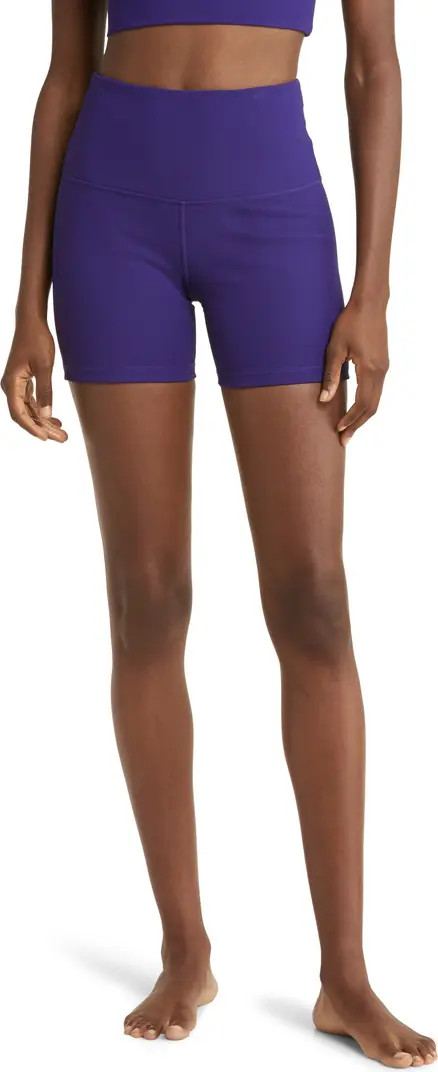 Luxe Rib High Waist Bike Shorts | Nordstrom