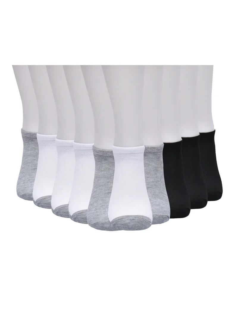 Wonder Nation Boys' No Show Socks, 10-Pack, Sizes S-L | Walmart (US)
