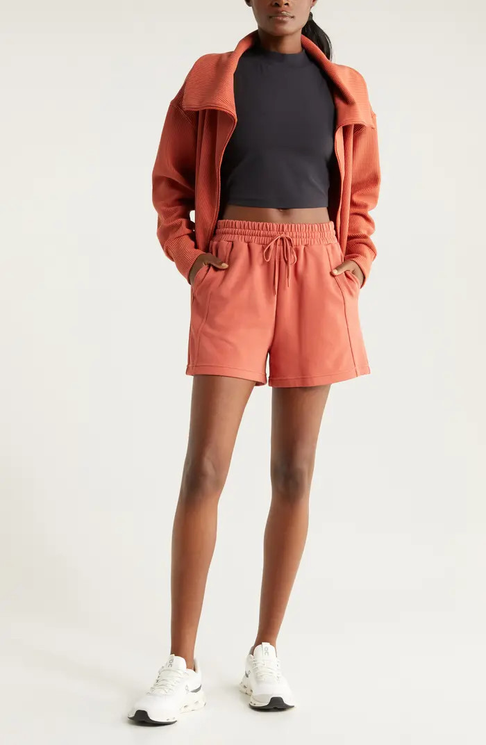 Zella Plush Ottoman Shorts | Nordstrom | Nordstrom