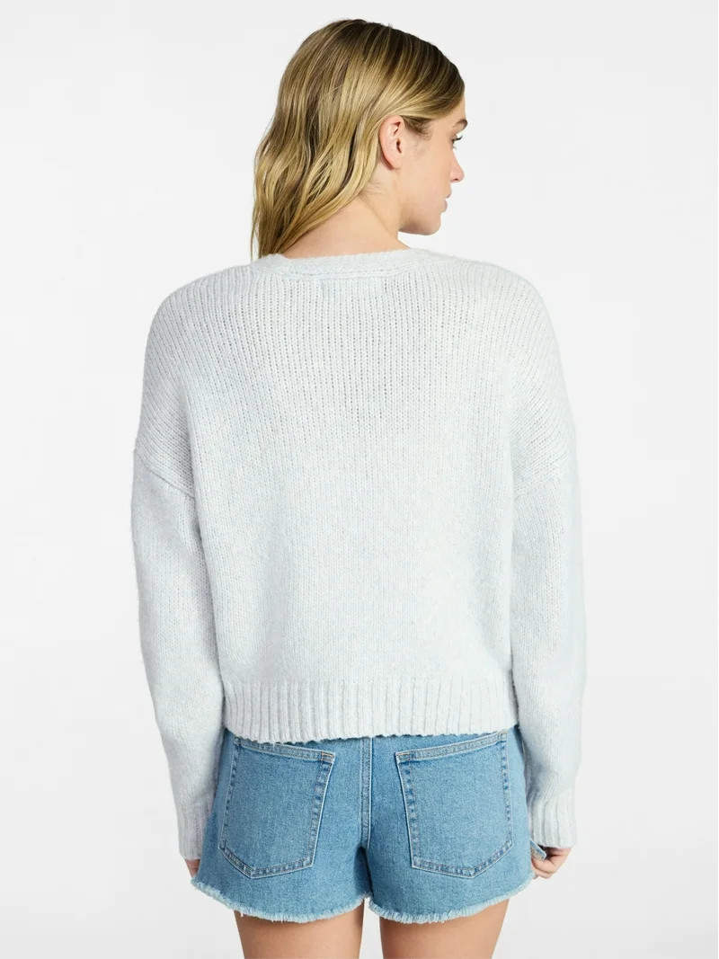 No Boundaries Cropped Cardigan, Women's & Women's Plus XXS-4X | Walmart (US)
