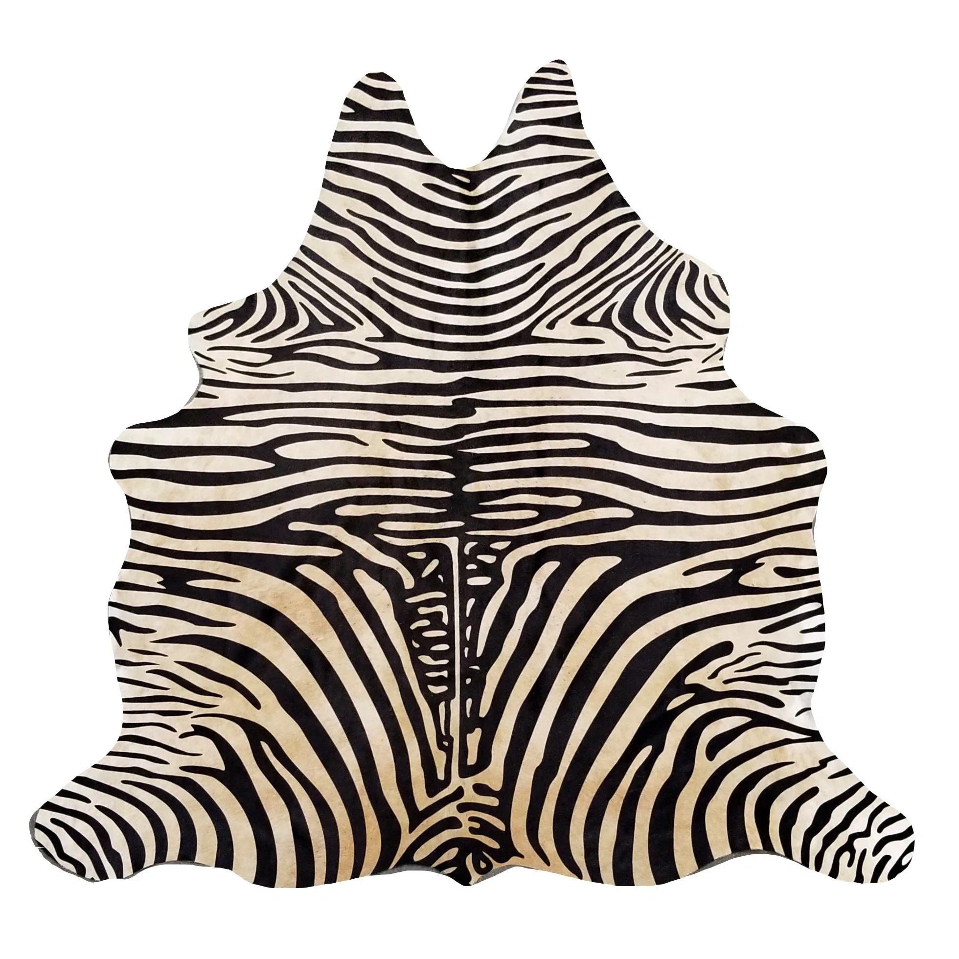 Everly Quinn Handmade Cowhide Black/White Rug | Wayfair | Wayfair North America