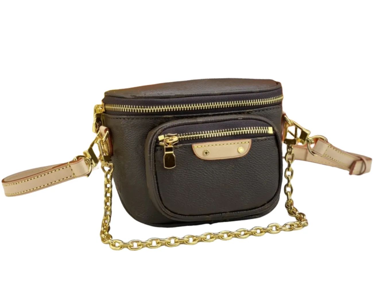 Mini bumbag Crossbody Bag Stylish Embossmentluxury Belt bum Bag Men Chest Bags Chain And leather ... | DHGate