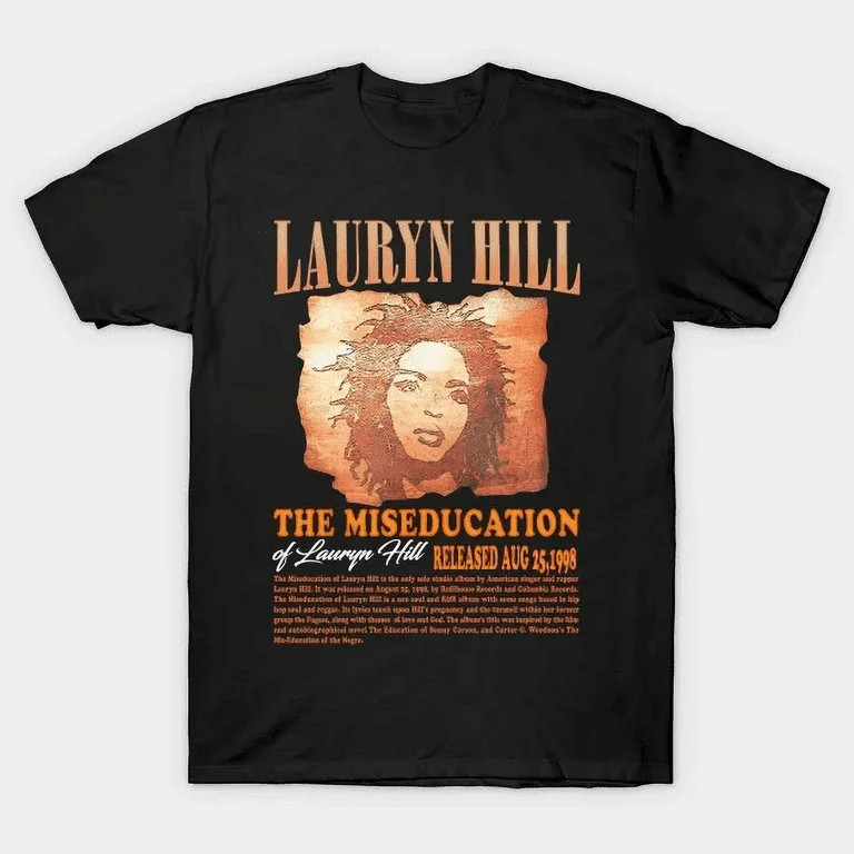 Lauryn Hill The Miseducation of Lauryn Hill T-Shirt, Black Color, Size 2XL | Walmart (US)