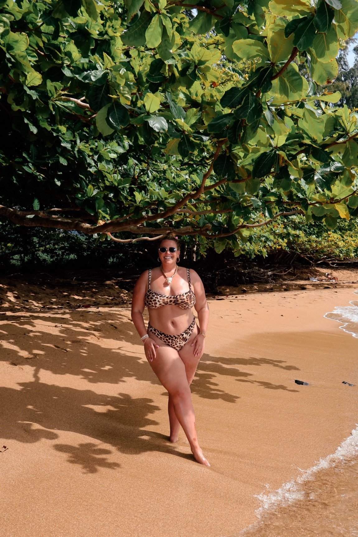 I’m wearing the size XL in the top & bottom! 🐆