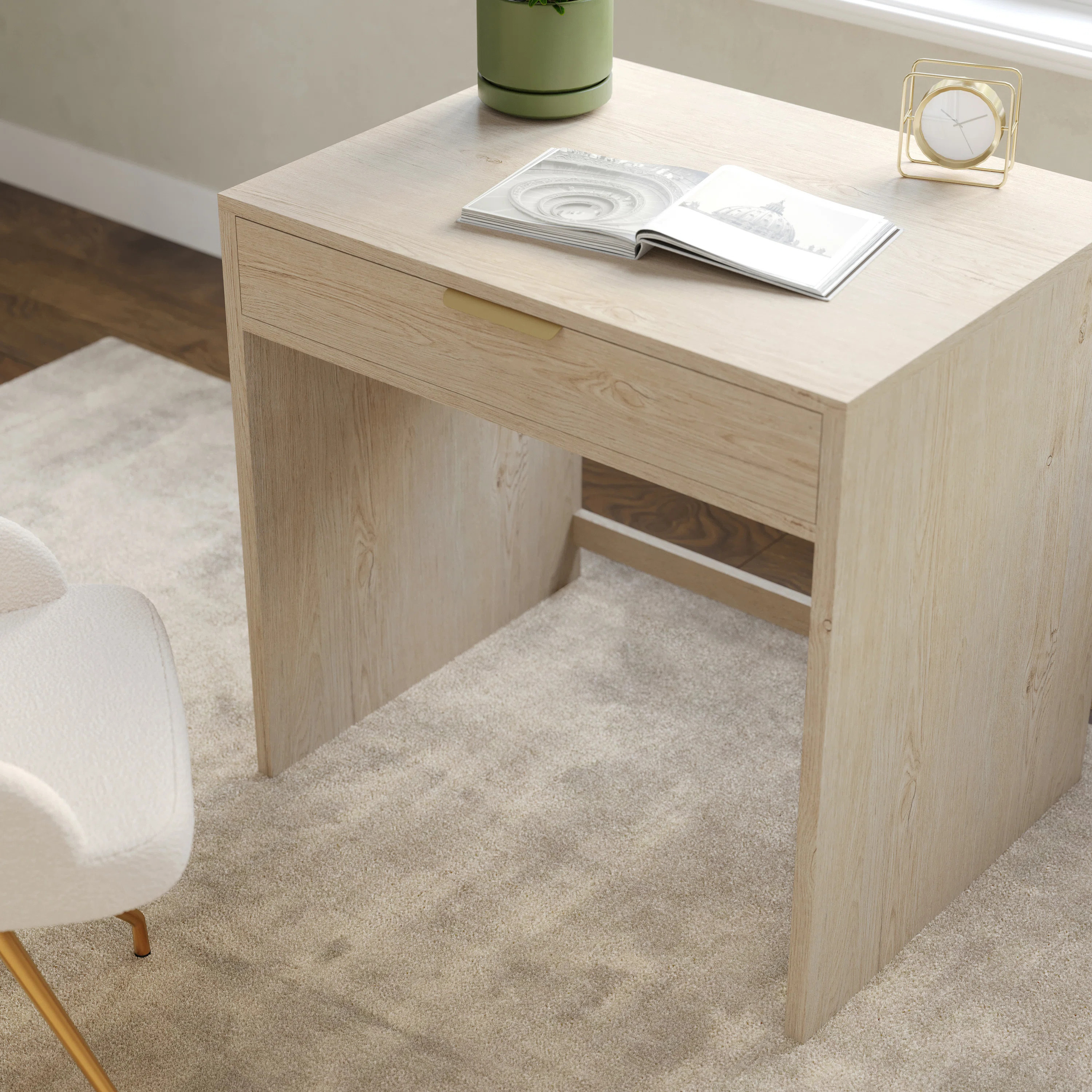 Martha Stewart Kayden Home Office Modular Desk With Drawer "& Reviews" | Wayfair | Wayfair North America