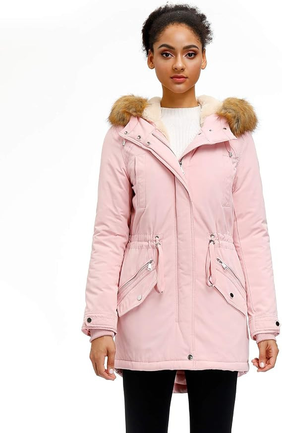 Royal Matrix Women's Parka Jacket Winter Coat Waterproof Warm Sherpa Lined Coat with Faux-Fur Hoo... | Amazon (US)