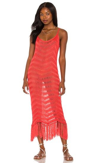 Fringe Dress in Rydell Red | Revolve Clothing (Global)