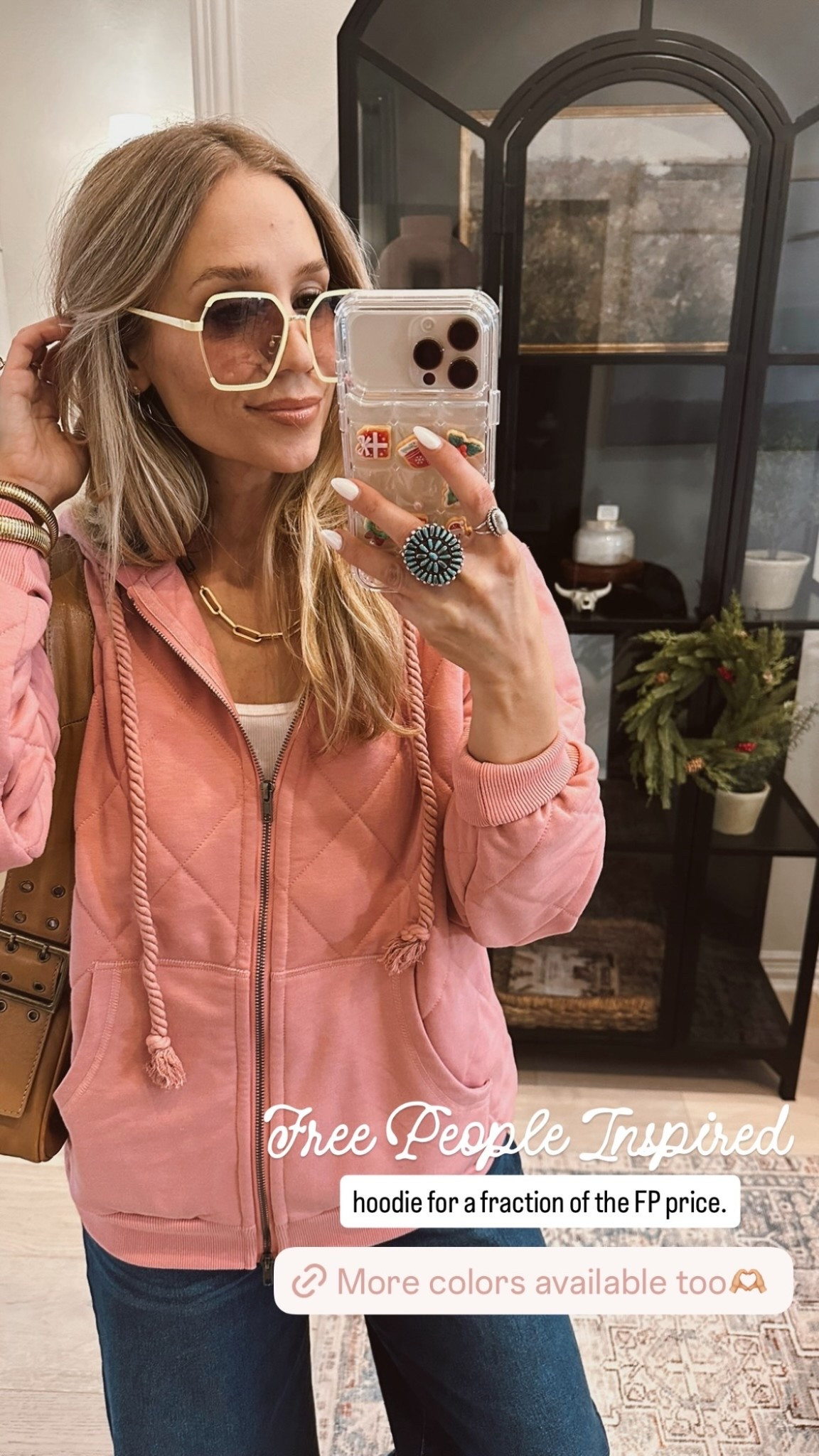 Free People Inspired hoodie for a fraction of the FP price.