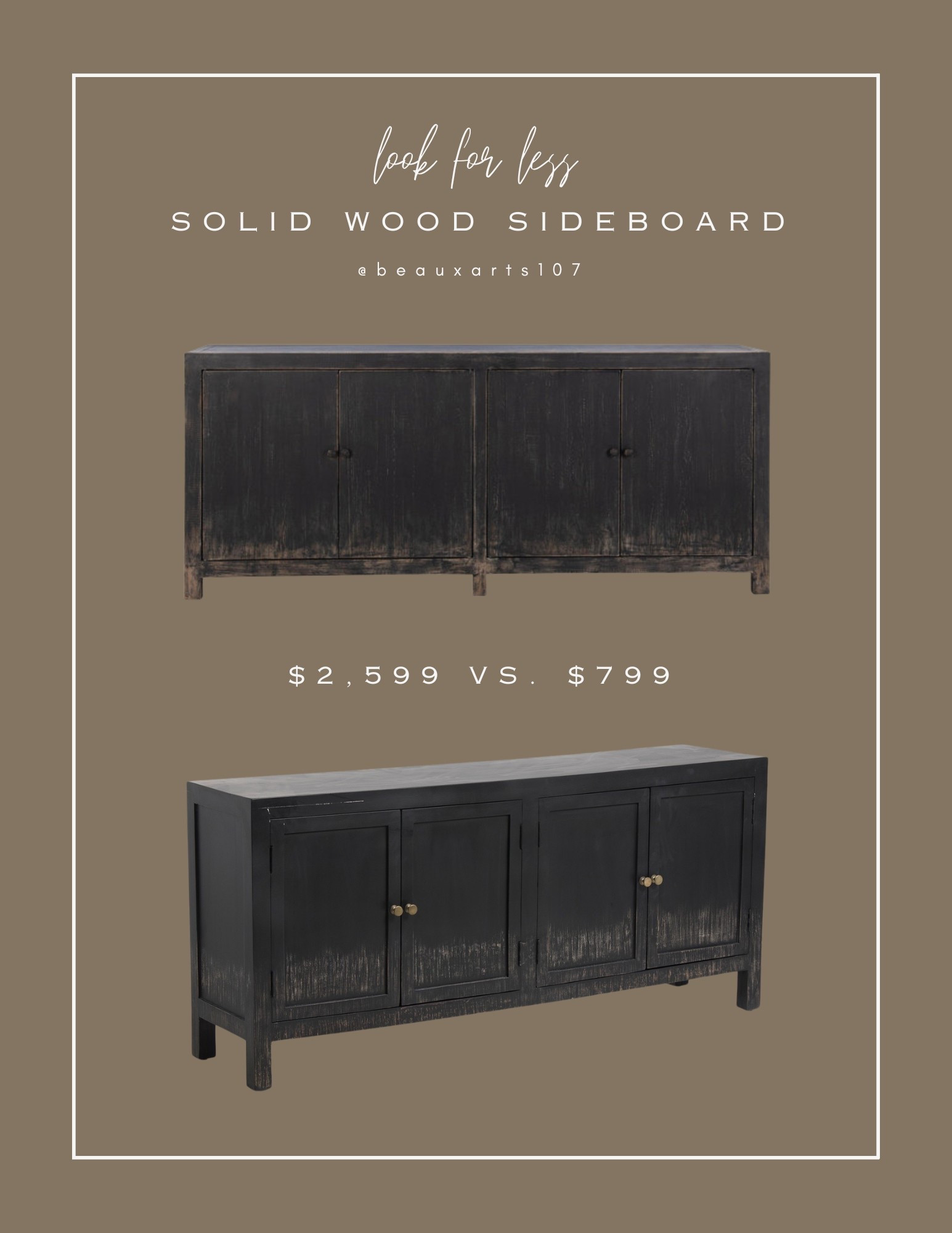 Save on this beautiful solid wood sideboard look for less deal!

#LTKHome #LTKSaleAlert #LTKStyleTip