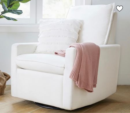 Paxton power recliner glider in the fabric white linen performance blend for the baby nursery! 

#LTKbump #LTKkids #LTKbaby