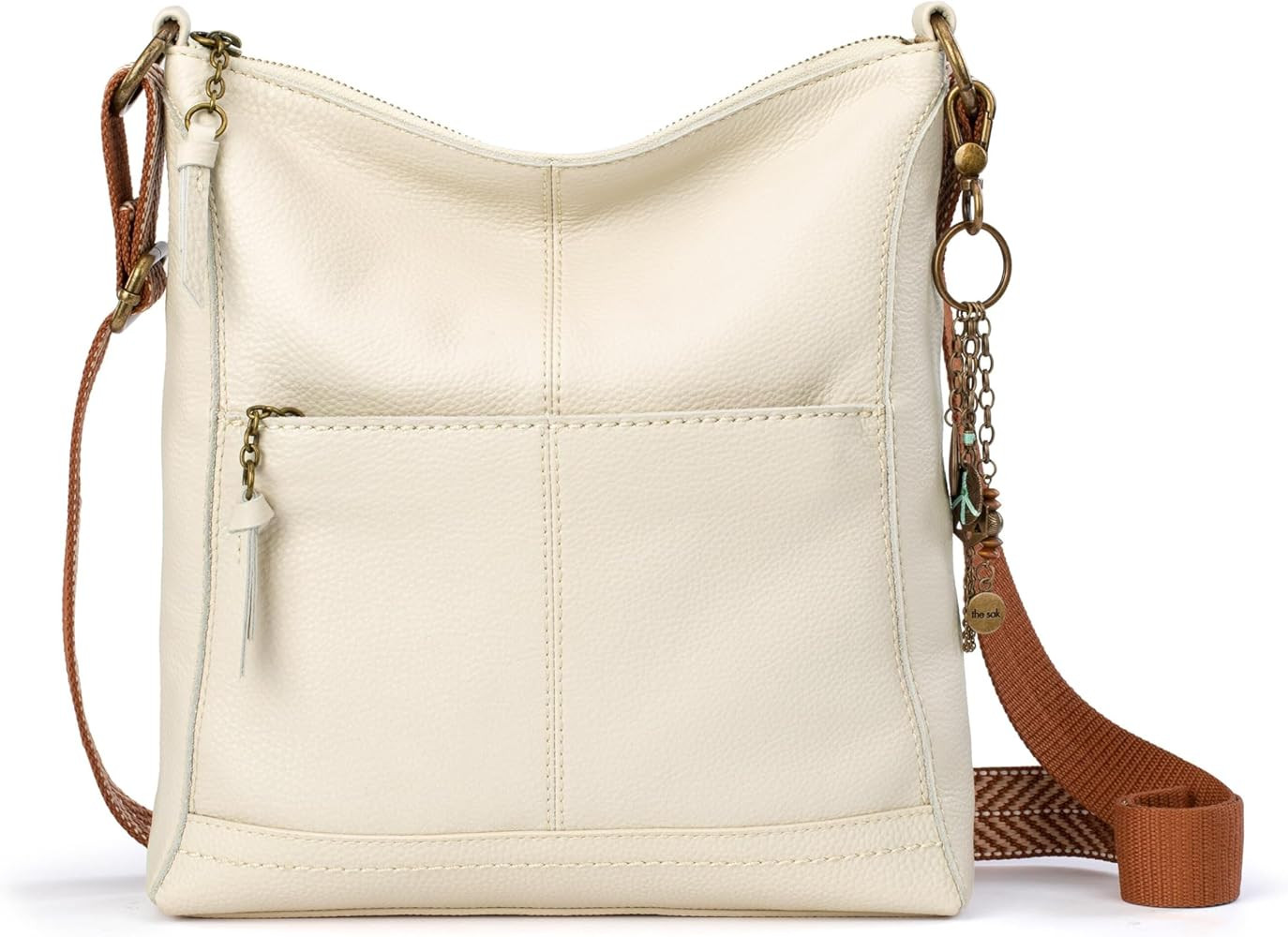 The Sak Lucia Leather Crossbody Purse - Premium Leather Women's Handbag for Everyday & Travel - C... | Amazon (US)