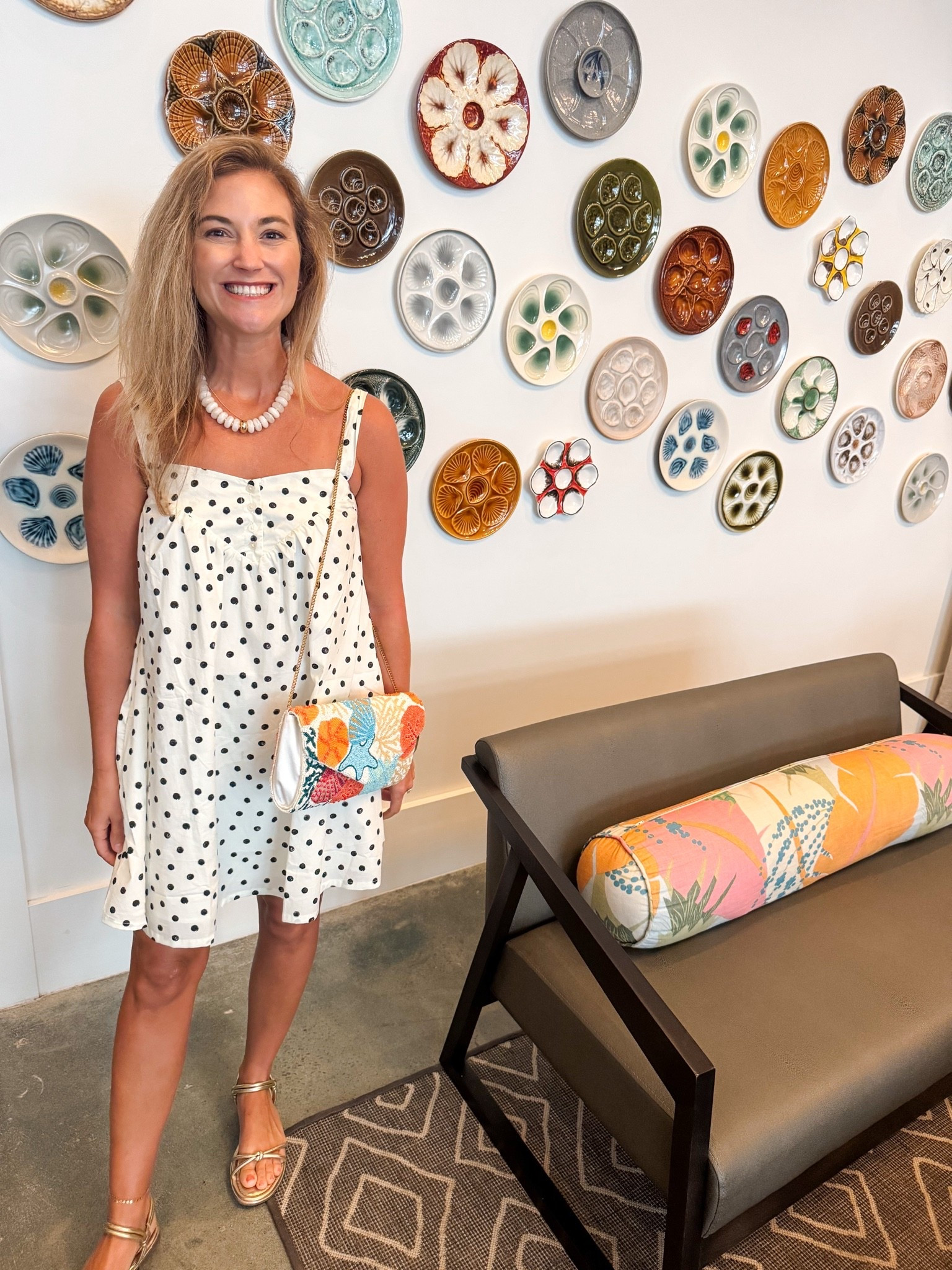 Cute easy to throw on polka dot summer dress

#LTKdayinmylife #LTKTravel #LTKgrwm
