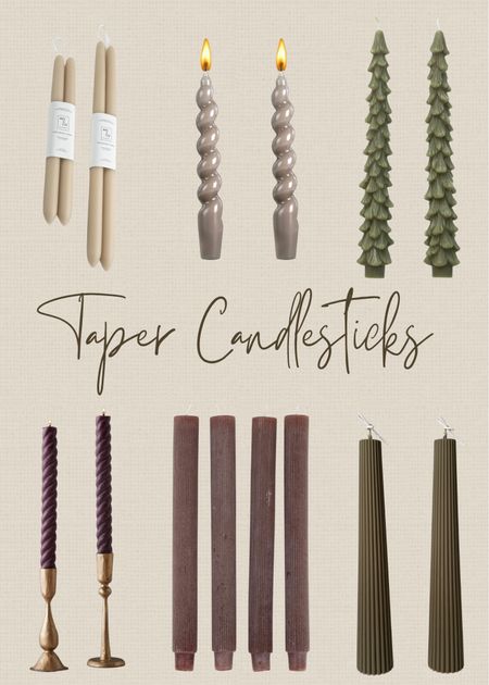 Taper candlesticks! 

Taper candles, beeswax candlesticks, non scented candlesticks, colored candles, Christmas, thanksgiving, Tablescape, mantels, Deb and Danelle 

#LTKHoliday #LTKSeasonal #LTKhome