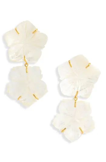 Women's Lizzie Fortunato Paper White Reflection Earrings | Nordstrom