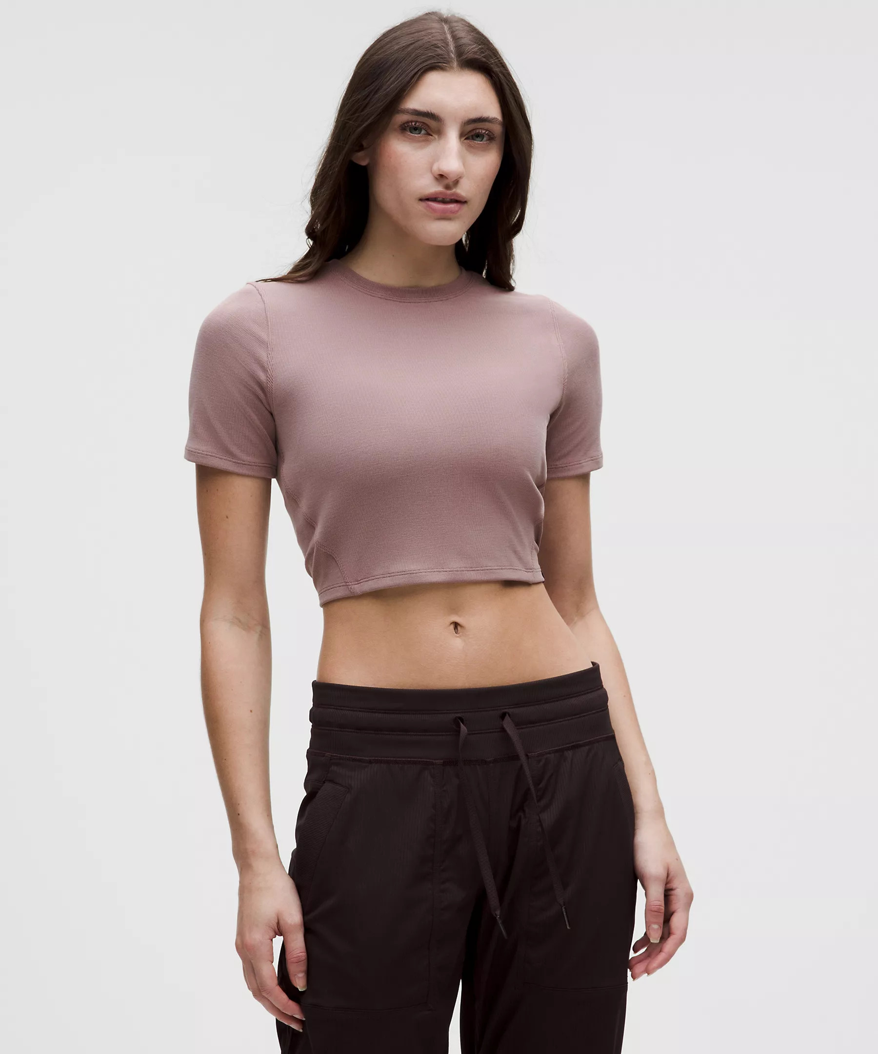 Soft Ribbed Keyhole Short-Sleeve Shirt | Lululemon (US)