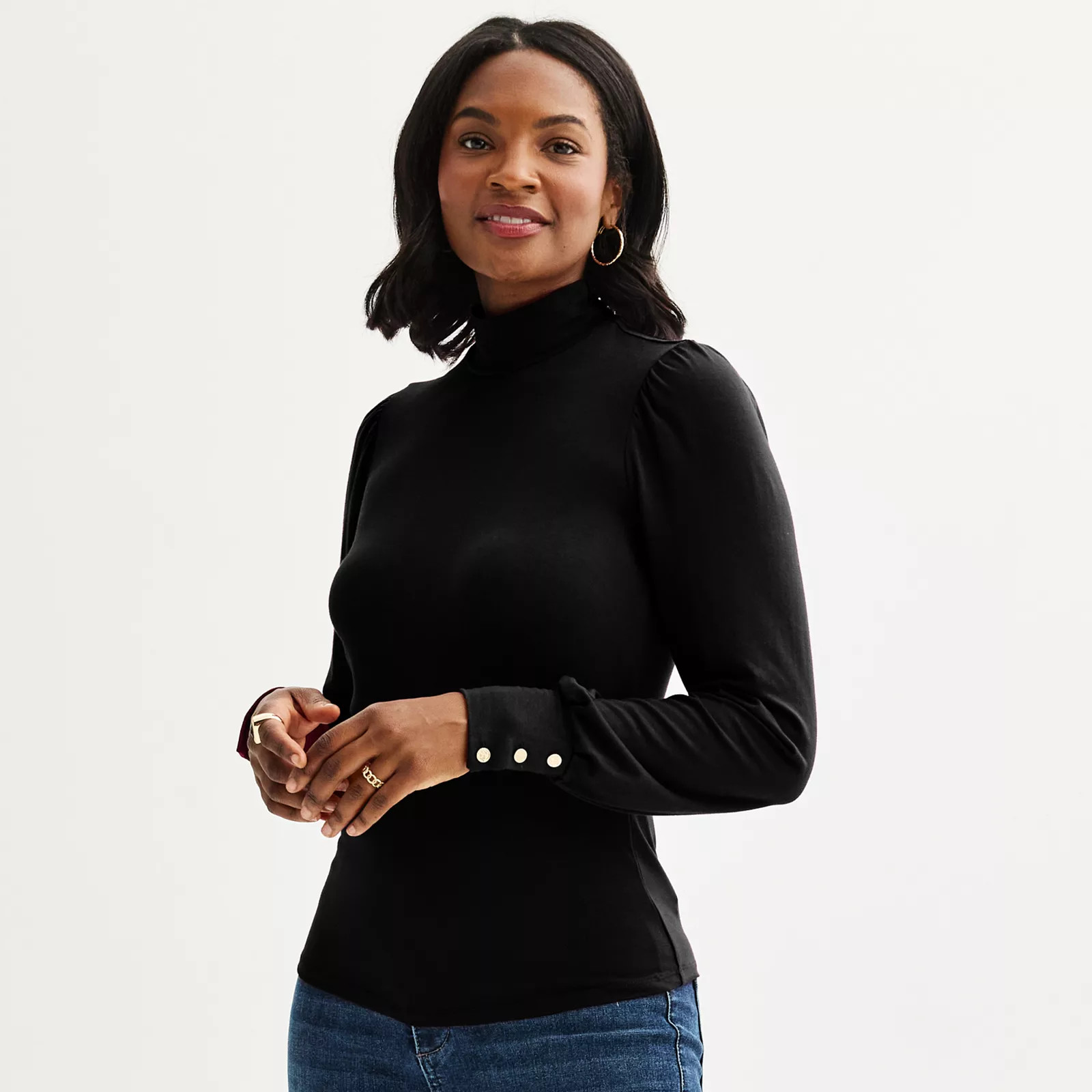 Women's Draper James Puffed Sleeve Tee | Kohl's