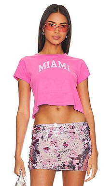 DAYDREAMER Miami Tee in Sugar Plum from Revolve.com | Revolve Clothing (Global)