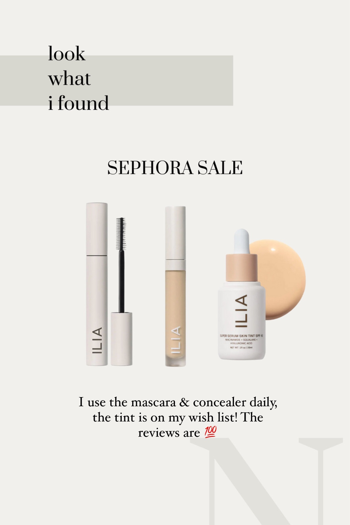 Ilia favorites. #sephora #sephorasale #makeup #beautyfavorites #ilia

#LTKbeauty #LTKsalealert #LTKunder50