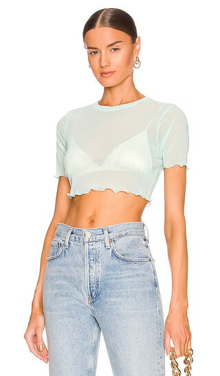 Isla Top in Aqua | Revolve Clothing (Global)