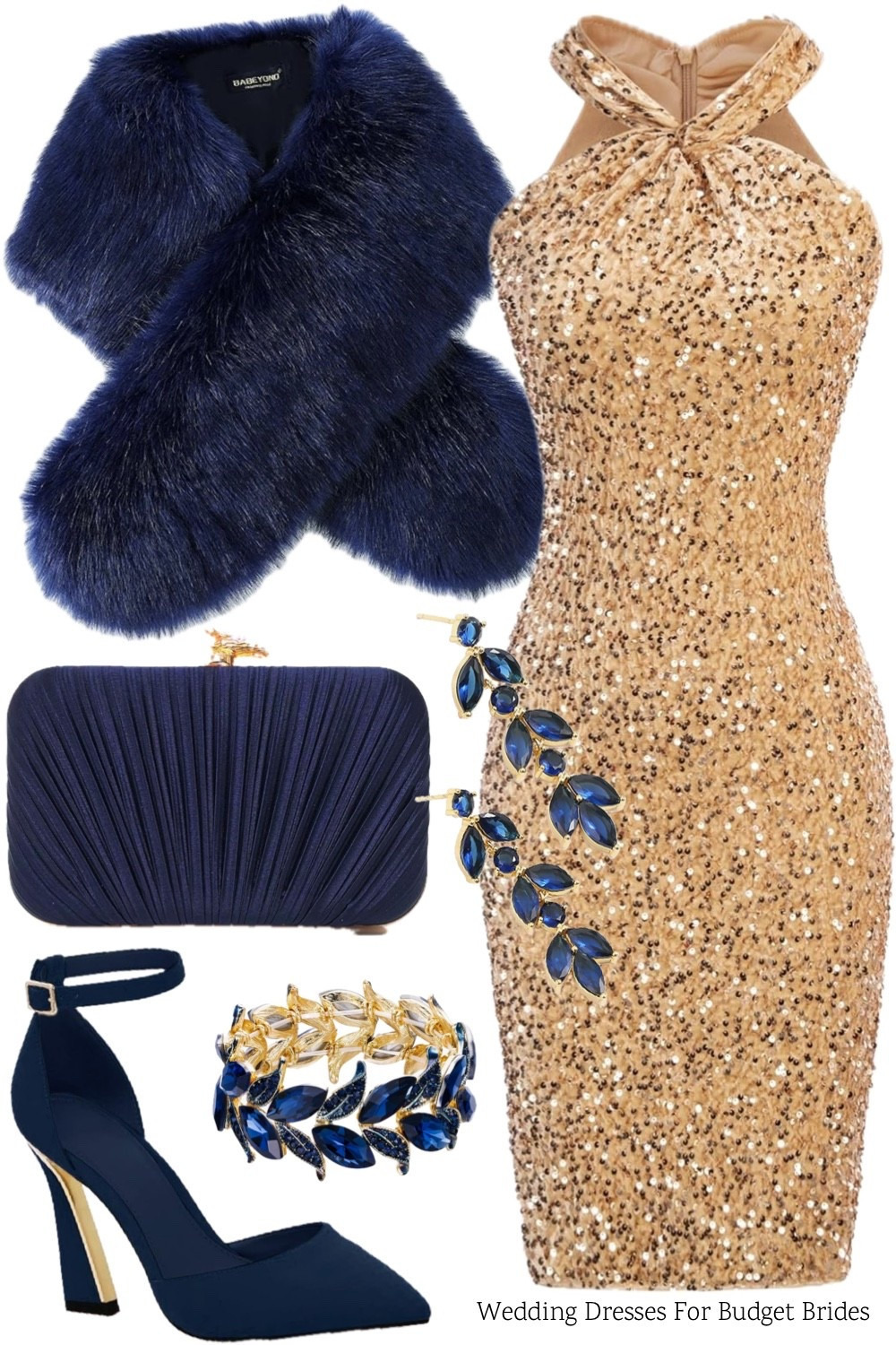 Winter cocktail outfit idea for wedding guest. All on Amazon and all under $100. 

#LTKWedding #LTKFindsUnder50 #LTKFindsUnder100