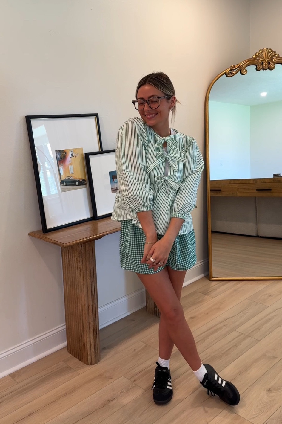 I’m wearing size small in this top, it runs true to size and size medium in the boxer shorts. They run small so I size up! 

#LTKSeasonal #LTKstyletip #LTKfindsunder100