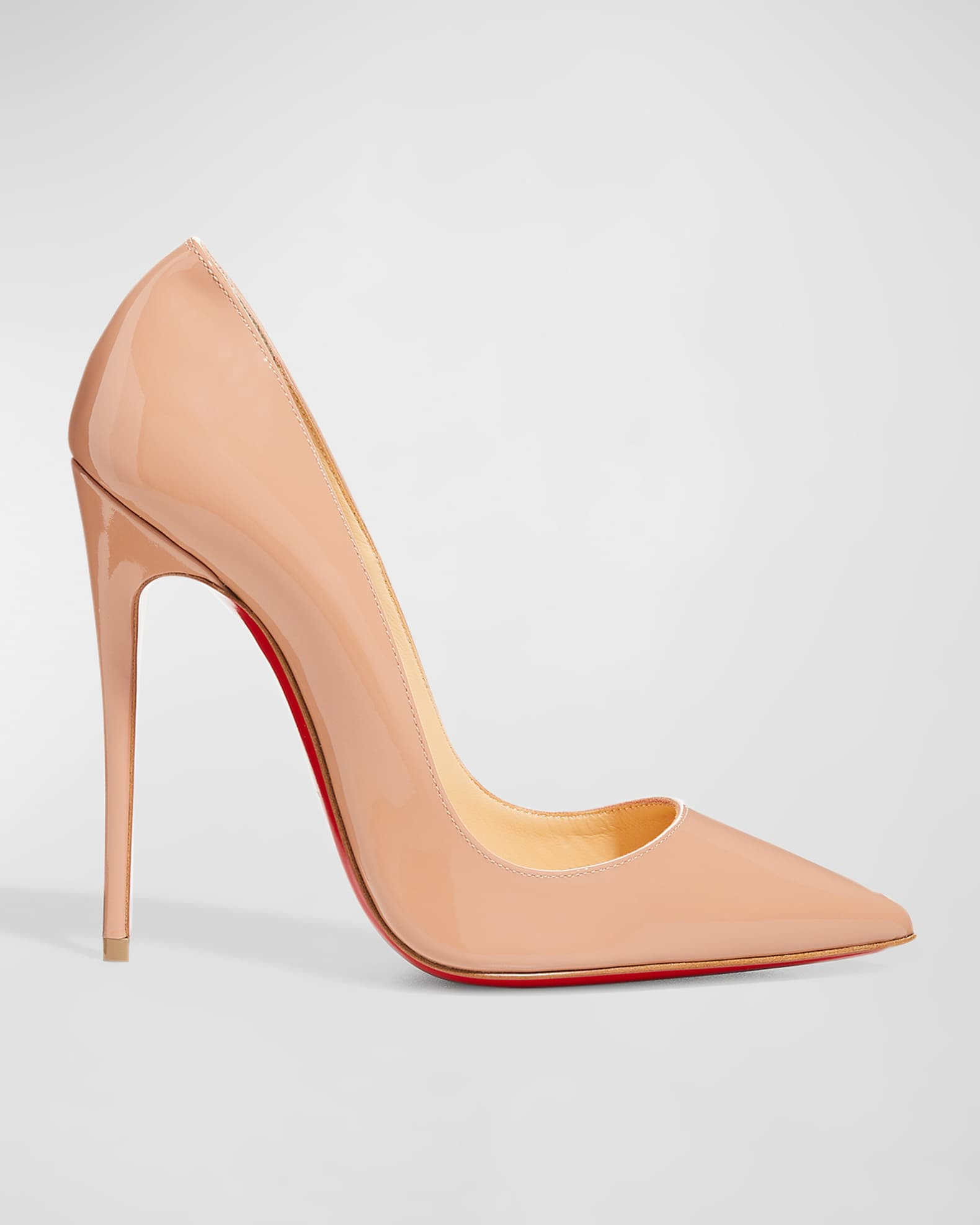Christian Louboutin So Kate Patent Pointed-Toe Red Sole Pump | Neiman Marcus