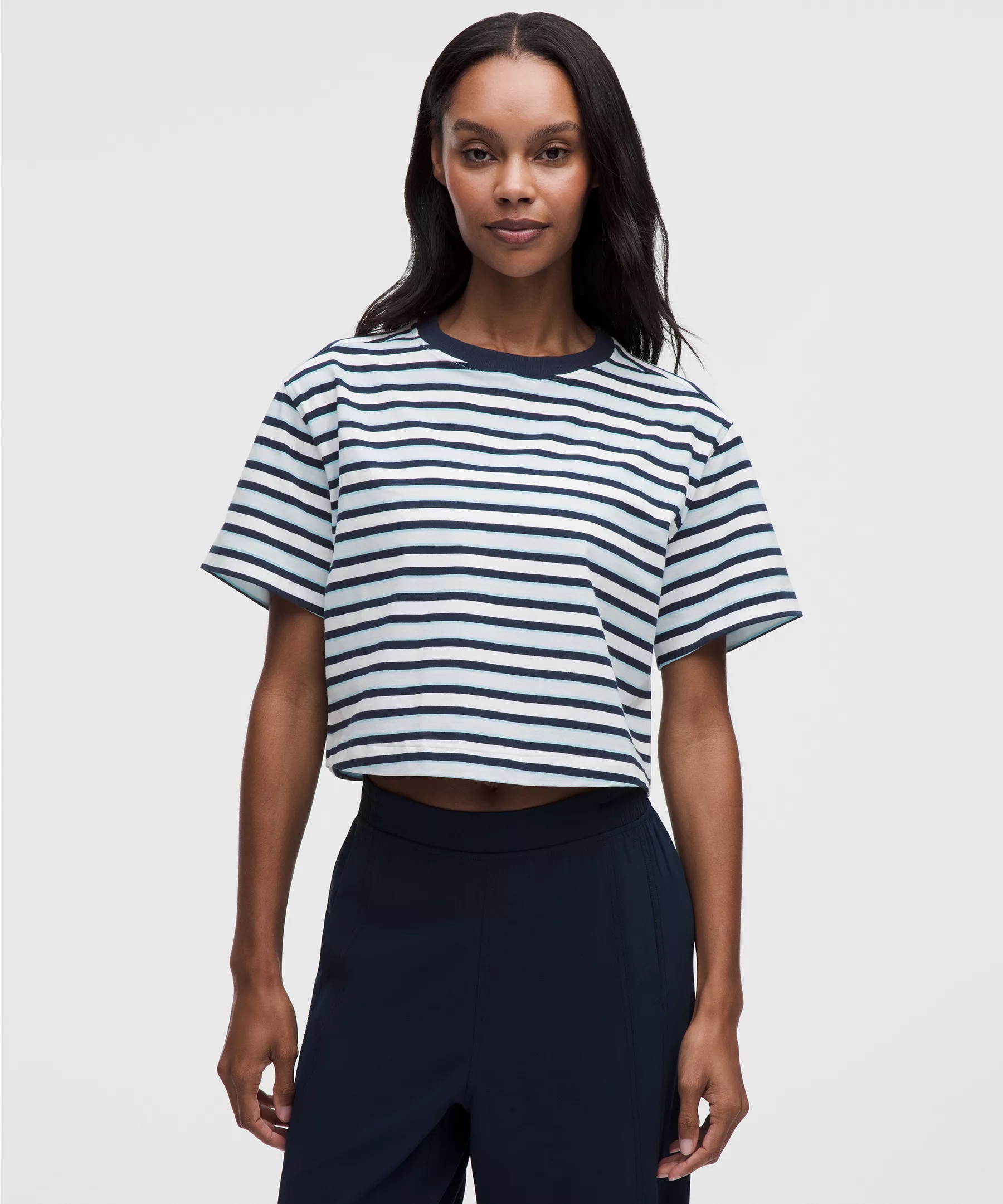 All Yours Organic Cotton Cropped T-Shirt | Lululemon (US)