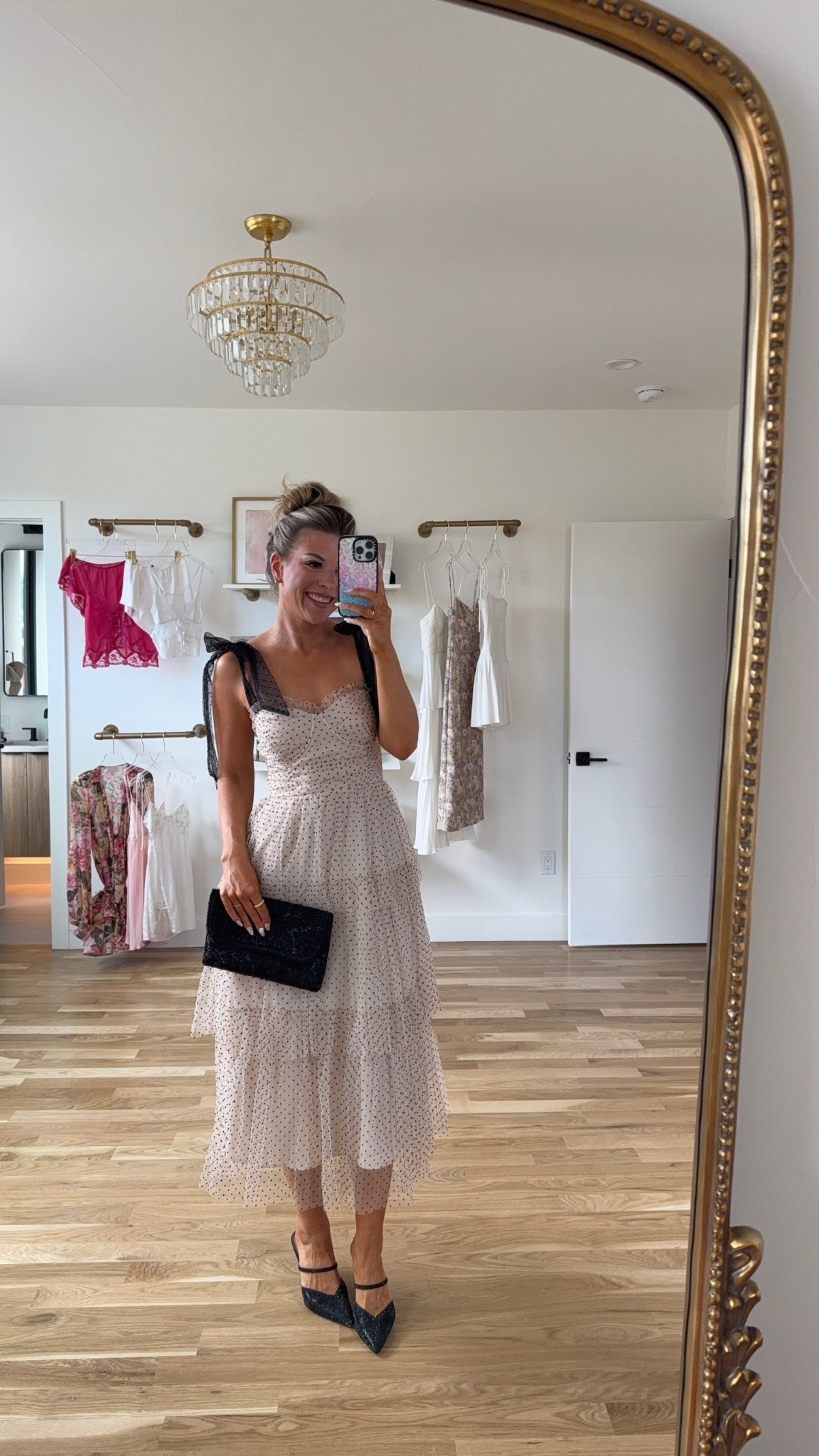 Black and white cocktail dress special occasion dress 

Wearing my usual small/2 

VICI: use code emerson30 
Dibs: use code emerson

#LTKParties #LTKSeasonal #LTKWedding