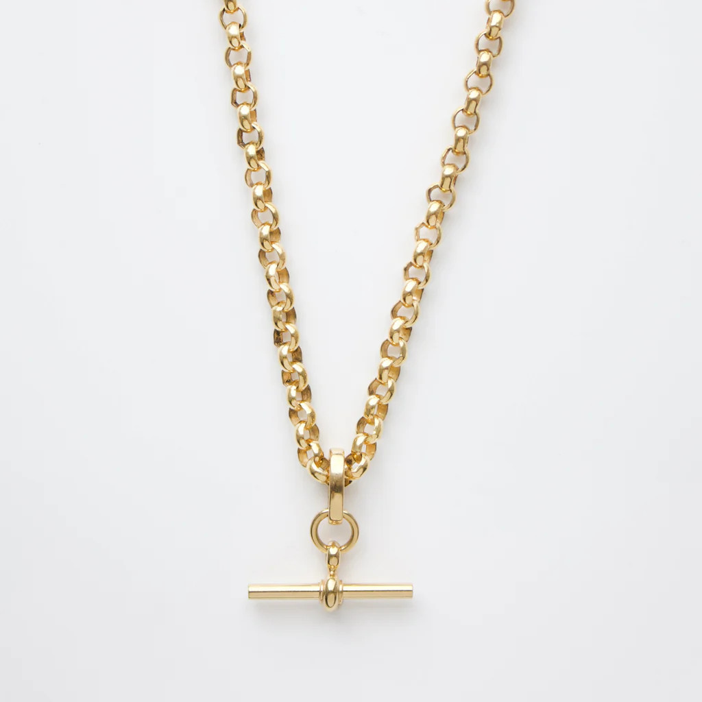 Rolo Chain with T-Bar | Carrie Elizabeth