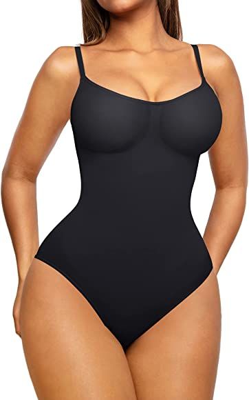 FeelinGirl Shapewear for Women Tummy Control Full Bust Body Shaper Bodysuit Butt Lifter Thigh Sli... | Amazon (US)