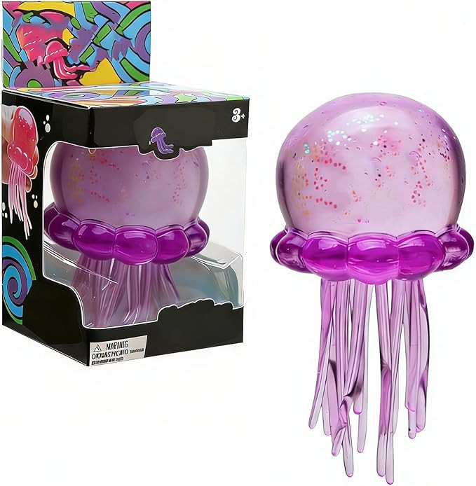 Nee doh Jellyfish Squeeze Toys, Drop Malt Sugar Balls Relieve Stress, Sensory Toy with a Super So... | Amazon (US)