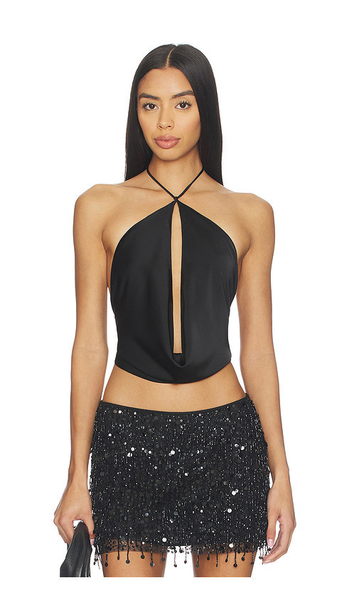 superdown Paulita Halter Top in Black. Size M. Also in S, XL. | Revolve Clothing (Global)
