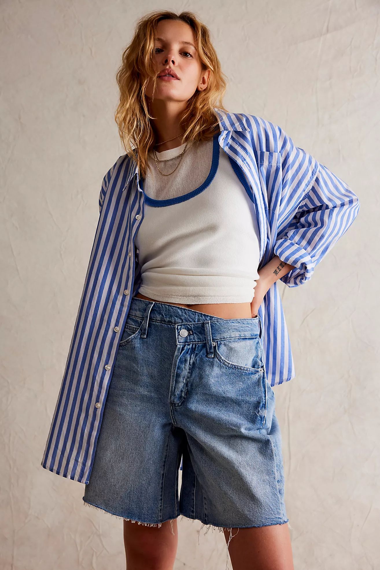 We The Free Boomerang Long Shorts | Free People (UK)