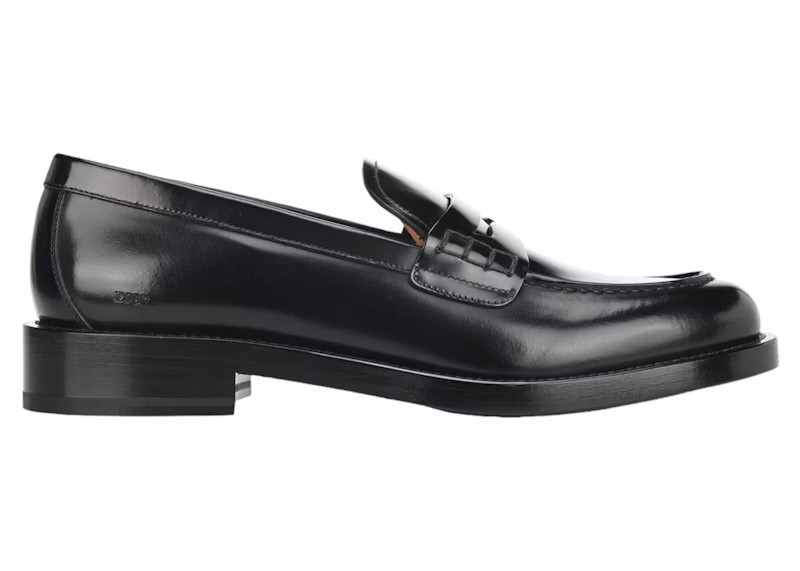 Men's Dior Polished Loafer Leather Sneakers in Black | StockX