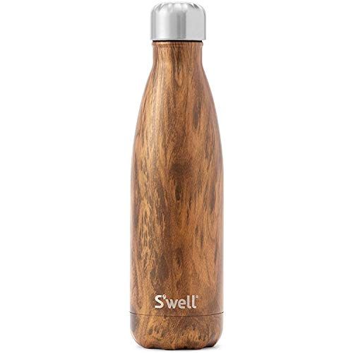 S'well Stainless Steel Water Bottle-25 Teakwood-Triple-Layered Vacuum-Insulated Containers Keeps ... | Amazon (US)