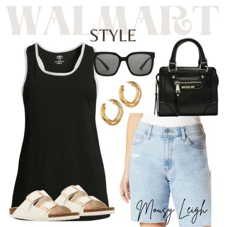 Tank, jean shorts and sandals! 

walmart, walmart finds, walmart find, walmart spring, found it at walmart, walmart style, walmart fashion, walmart outfit, walmart look, outfit, ootd, inpso, bag, tote, backpack, belt bag, shoulder bag, hand bag, tote bag, oversized bag, mini bag, clutch, blazer, blazer style, blazer fashion, blazer look, blazer outfit, blazer outfit inspo, blazer outfit inspiration, jumpsuit, cardigan, bodysuit, workwear, work, outfit, workwear outfit, workwear style, workwear fashion, workwear inspo, outfit, work style,  spring, spring style, spring outfit, spring outfit idea, spring outfit inspo, spring outfit inspiration, spring look, spring fashion, spring tops, spring shirts, spring shorts, shorts, sandals, spring sandals, summer sandals, spring shoes, summer shoes, flip flops, slides, summer slides, spring slides, slide sandals, summer, summer style, summer outfit, summer outfit idea, summer outfit inspo, summer outfit inspiration, summer look, summer fashion, summer tops, summer shirts, graphic, tee, graphic tee, graphic tee outfit, graphic tee look, graphic tee style, graphic tee fashion, graphic tee outfit inspo, graphic tee outfit inspiration,  looks with jeans, outfit with jeans, jean outfit inspo, pants, outfit with pants, dress pants, leggings, faux leather leggings, tiered dress, flutter sleeve dress, dress, casual dress, fitted dress, styled dress, fall dress, utility dress, slip dress, skirts,  sweater dress, sneakers, fashion sneaker, shoes, tennis shoes, athletic shoes,  dress shoes, heels, high heels, women’s heels, wedges, flats,  jewelry, earrings, necklace, gold, silver, sunglasses, Gift ideas, holiday, gifts, cozy, holiday sale, holiday outfit, holiday dress, gift guide, family photos, holiday party outfit, gifts for her, resort wear, vacation outfit, date night outfit, shopthelook, travel outfit, 

#LTKStyleTip #LTKFindsUnder50 #LTKShoeCrush