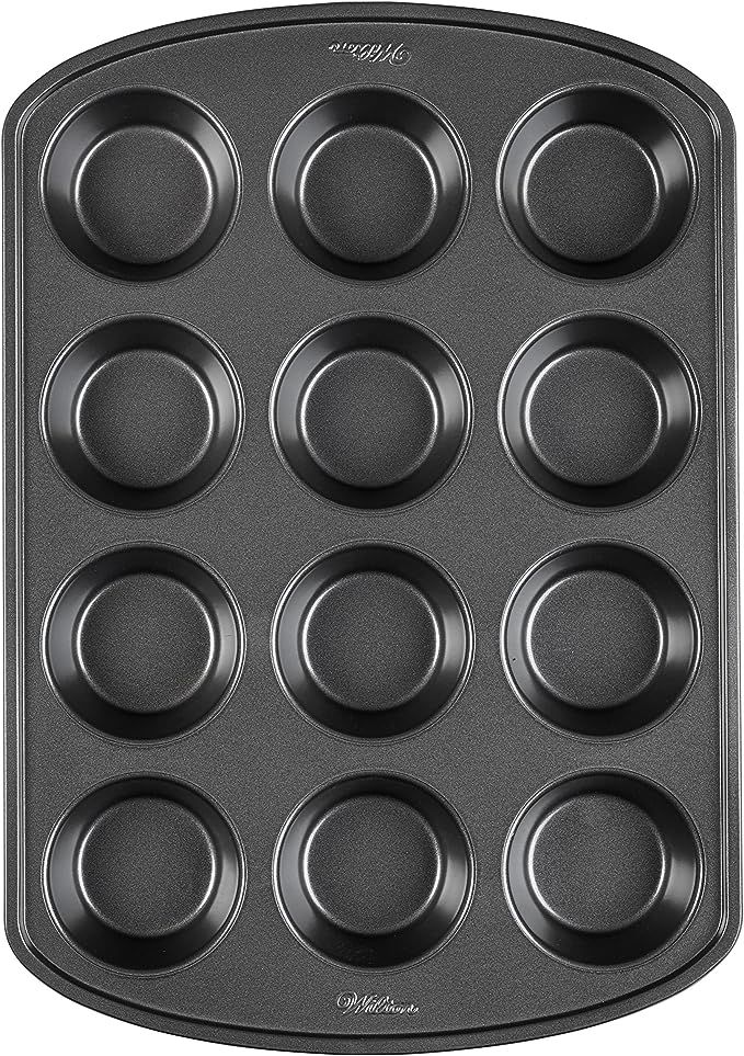 Wilton Perfect Results Premium Non-Stick Bakeware Standard Muffin and Cupcake Pan, 12-Cup Baking ... | Amazon (US)