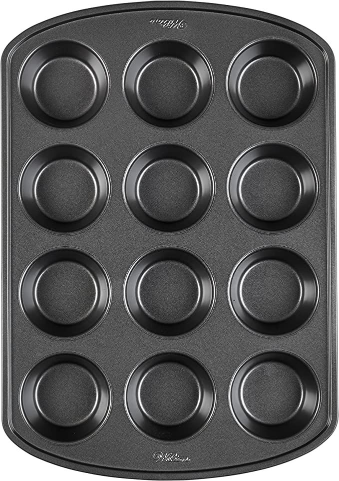 Wilton Perfect Results Premium Non-Stick Bakeware Standard Muffin and Cupcake Pan, 12-Cup Baking ... | Amazon (US)