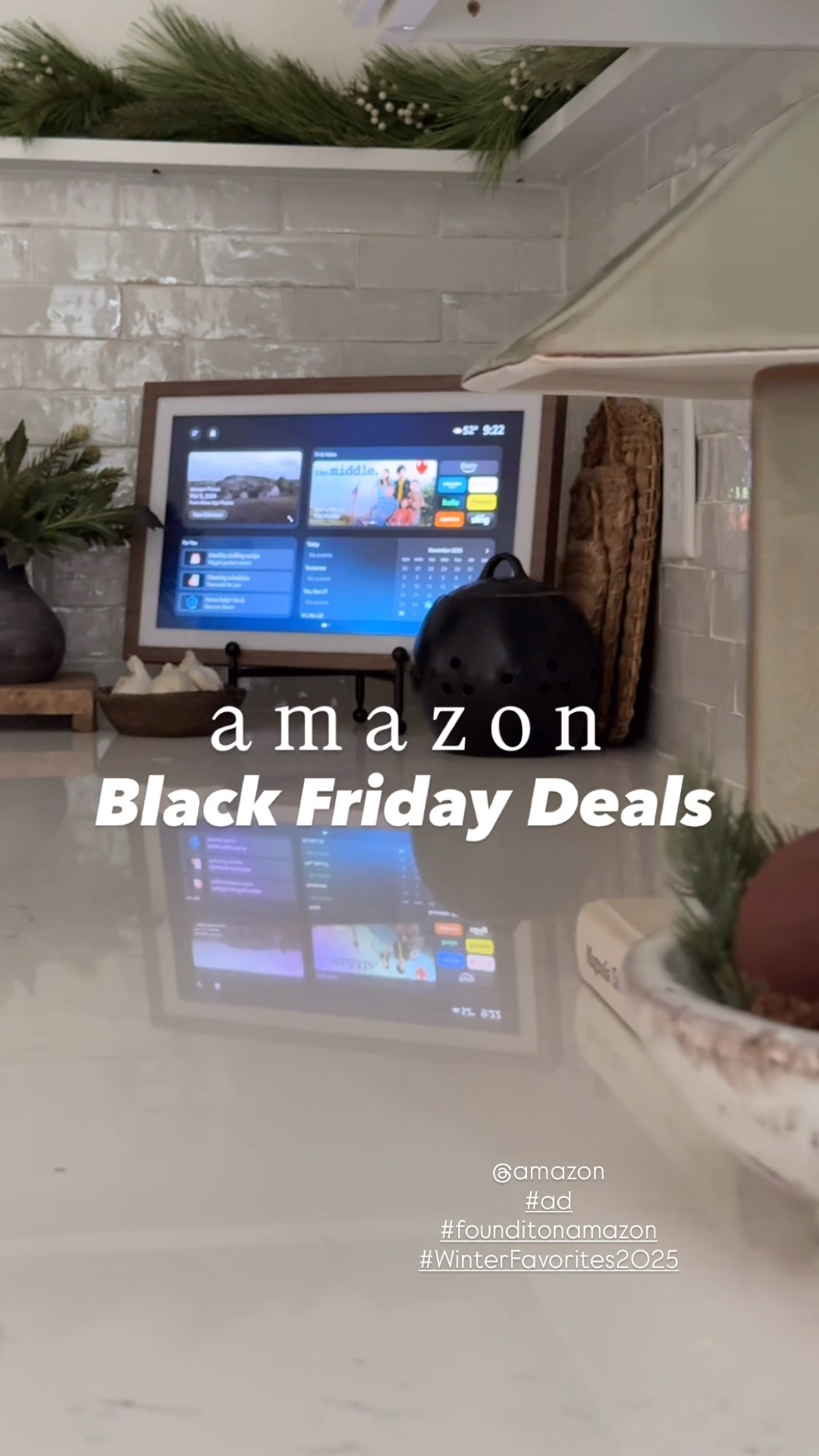 @amazon #ad #founditonamazon #WinterFavorites2025
Amazon Black Friday deals | echo show 15 | echo show 15 wood frame | outdoor wall sconce | front porch decor | holiday decor | Hisense Canvas TV | Flickering flame lightbulb | faux cedar tree | holiday front porch decor | winter porch decor | Christmas porch decor 

#LTKSaleAlert #LTKCyberWeek #LTKHome