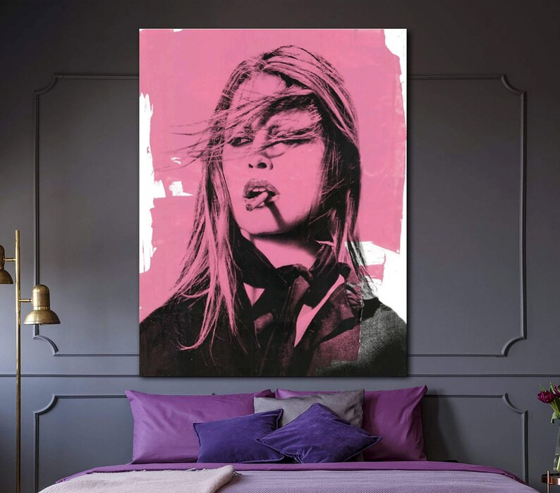 Mr. Brainwash - Bridgette Bardot - Art Print | Mounted Canvas | Framed Canvas | Acrylic Print | F... | Etsy (US)