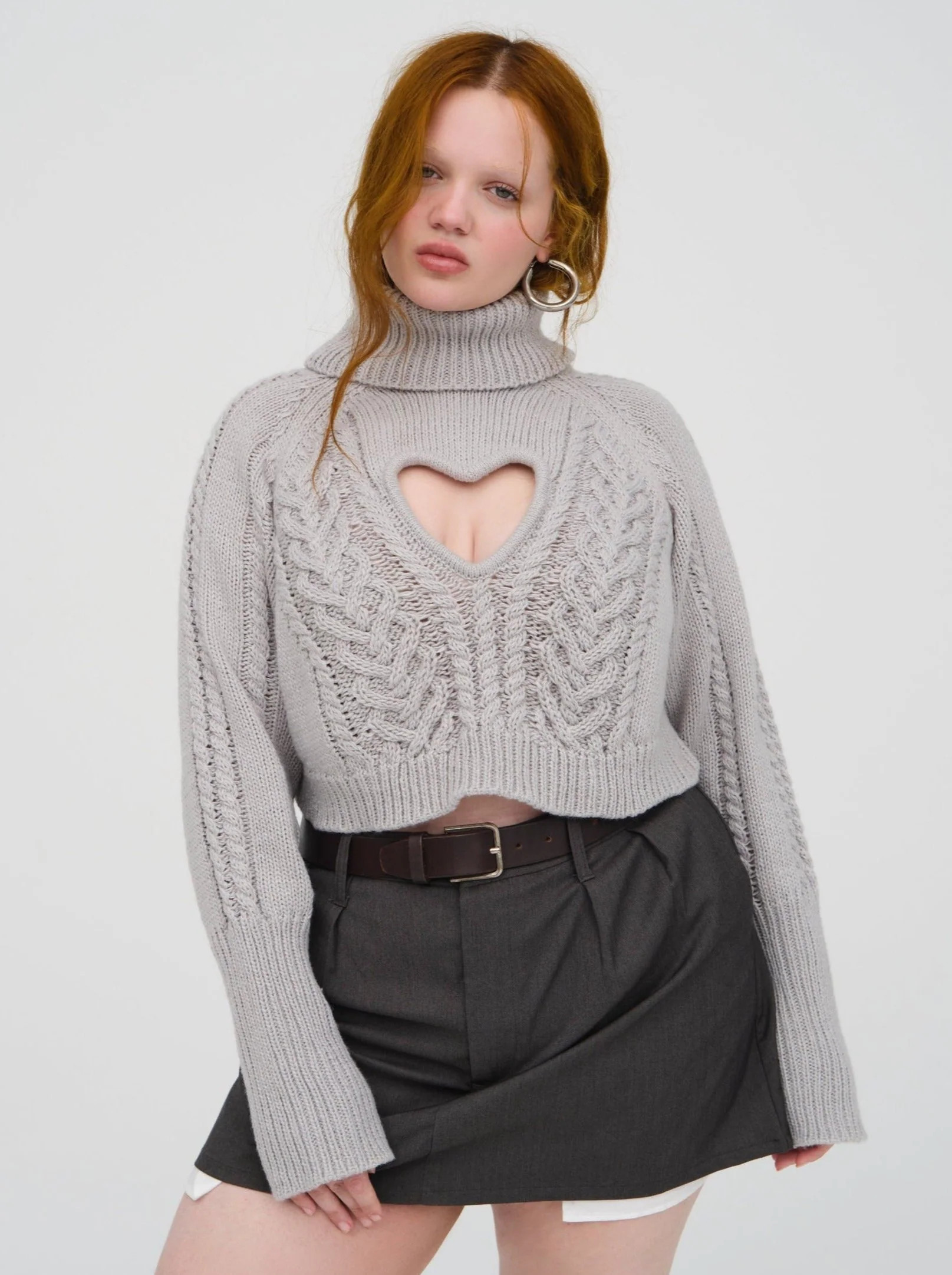 Vera Cropped Cut Out Sweater | For Love & Lemons